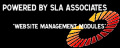 Powered by sla associates website management modules